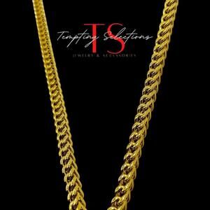 7mm Franco Stainless Steel Necklace 929f